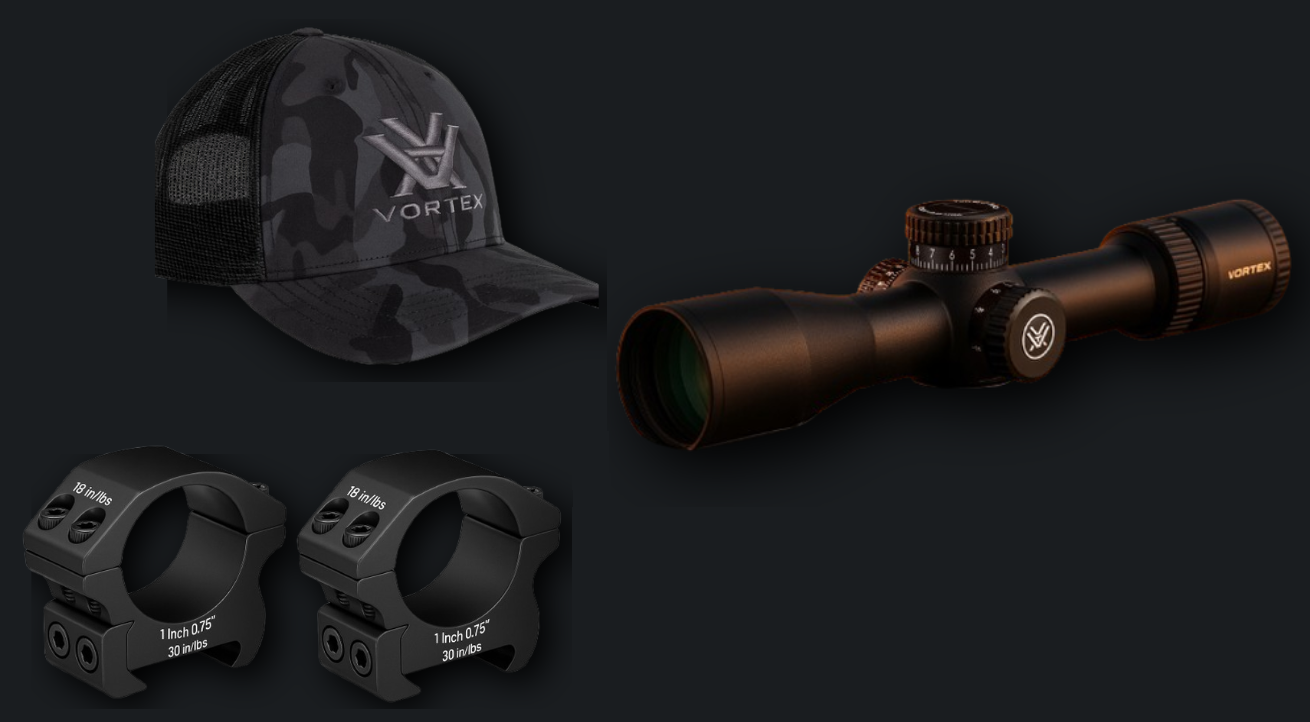 Vortex Diamondback 4-16x44 FFP Rings Combo – True Aim Optics