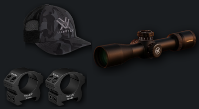 Vortex Diamondback 4-16x44 FFP Rings Combo